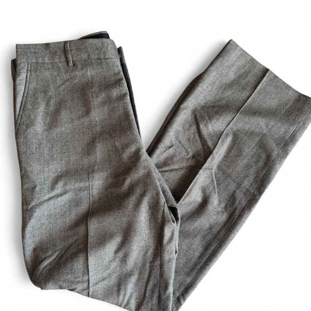 Banana Republic gray herringbone pants size 36/34